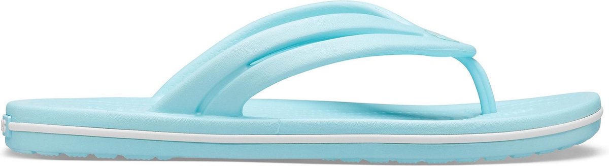 Crocs Slippers - Maat 36/37 - Vrouwen - licht blauw/wit