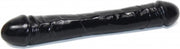 XXLTOYS - Double Threat - Double Dildo - Inbrenglengte 38 X 6 cm - Black - Uniek Design Realistische Dildo – Stevige Dildo – voor Diehards only - Made in Europe