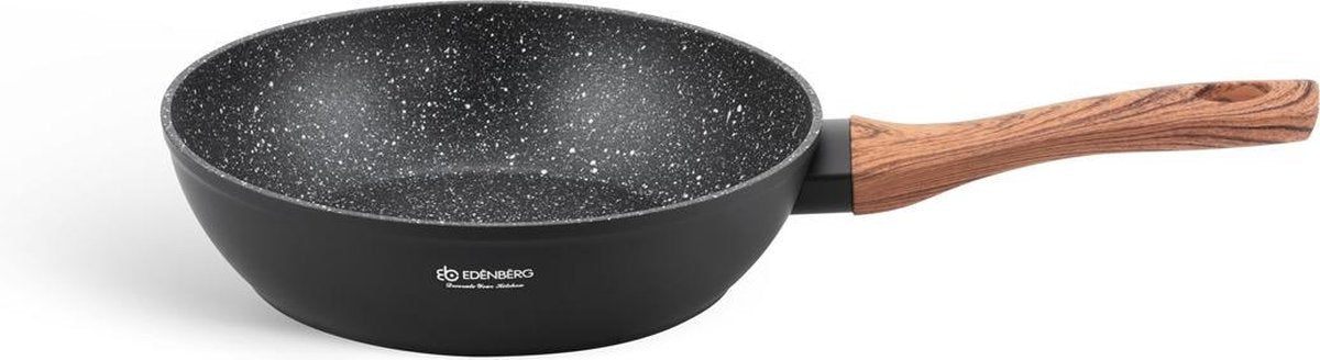 Edënbërg Black Line - Hapjespan Keramisch - 24 cm - 3-laags antiaanbaklaag!