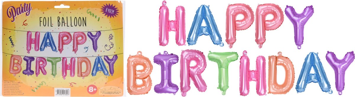 L28 Ballonfolie Happy Birthday