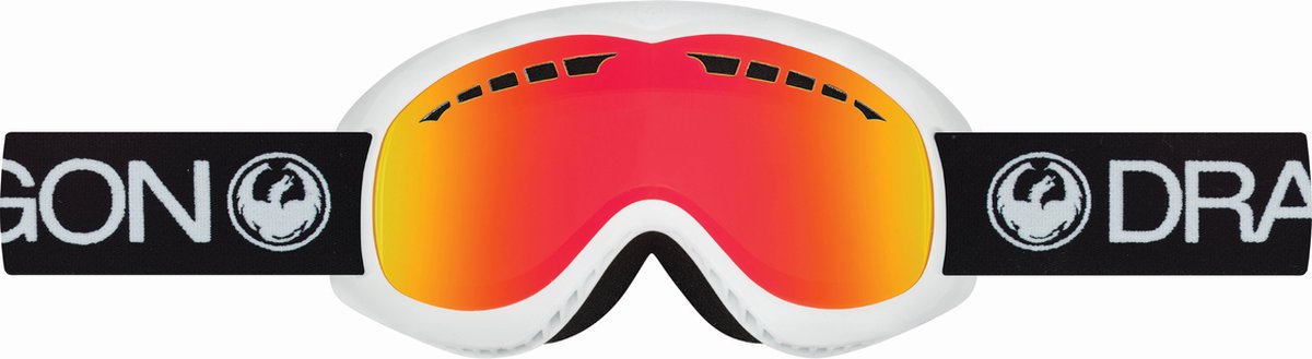 Dragon DR DX 1 Unisex Skibril - Wit - M-L