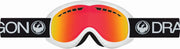Dragon DR DX 1 Unisex Skibril - Wit - M-L