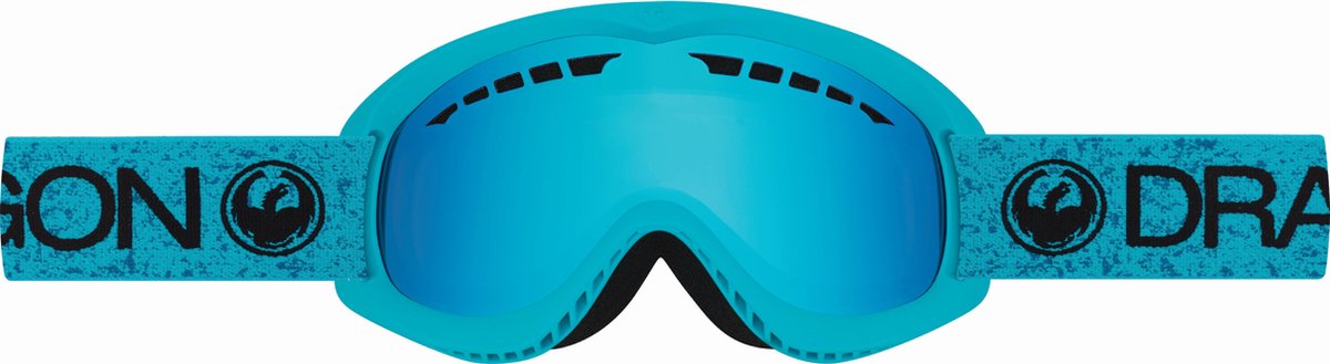 Dragon DR DX 8 Unisex Skibril - Blauwe lens - M-L