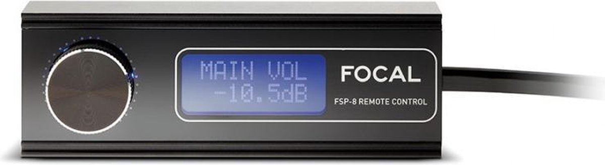 Focal 3544058890413 afstandsbediening Bedraad Zwart Draaiknop