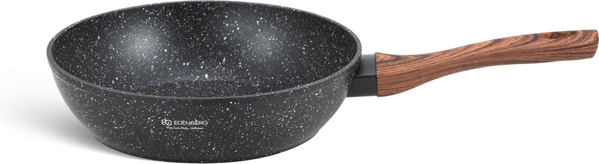 Edënbërg Black Line - Hapjespan Keramisch - 24 cm - 3-laags antiaanbaklaag!