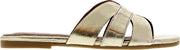 Tango | Madison 2-e platino leahter slipper straps - cognac sole | Maat: 37