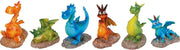Flamingo Aquariumdecoratie Draken - Willekeurig - 6 cm