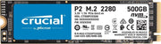 Crucial P2 500 GB NVMe/PCIe M.2 SSD 2280 harde schijf PCIe NVMe 3.0 x4 CT500P2SSD8
