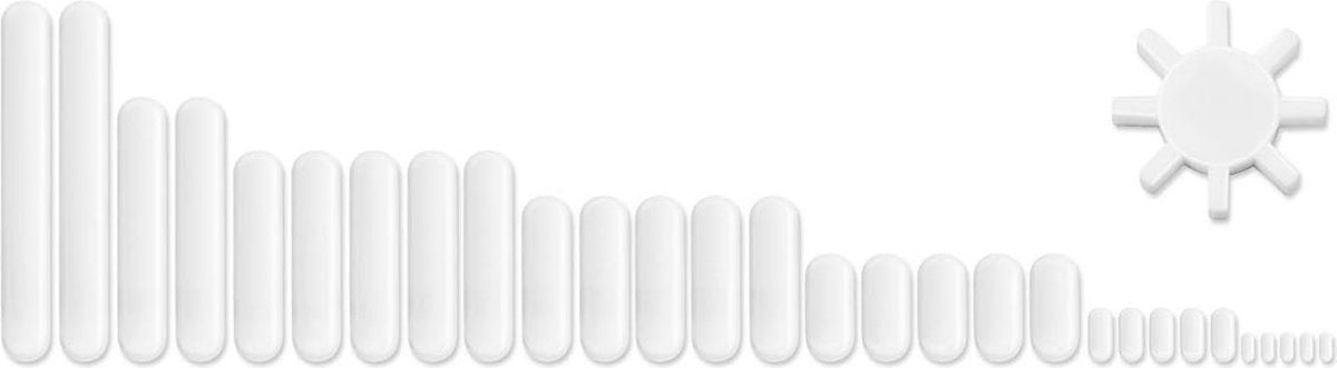 Steinberg Set magnetische mengstaafjes - 30-delig