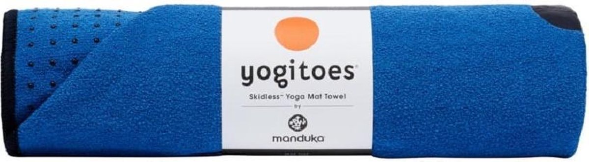Manduka Yogitoes Skidless Yoga Handdoek – Be Bold Blue