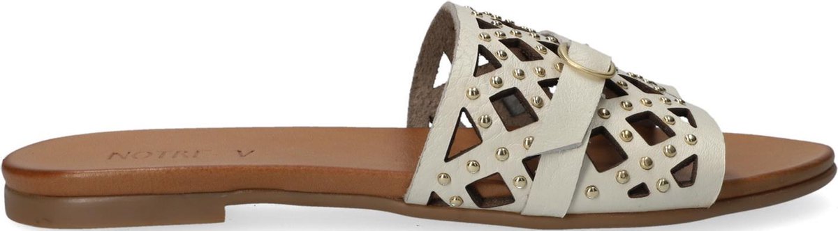 Notre-V 10301 Slippers - Dames - Wit - Maat 39