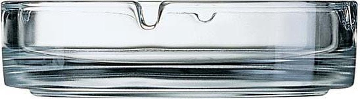 Asbak 11 cm transparant glas - Tafel asbak