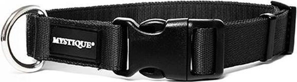 Mystique Nylon Halsband Zwart 50-60cm