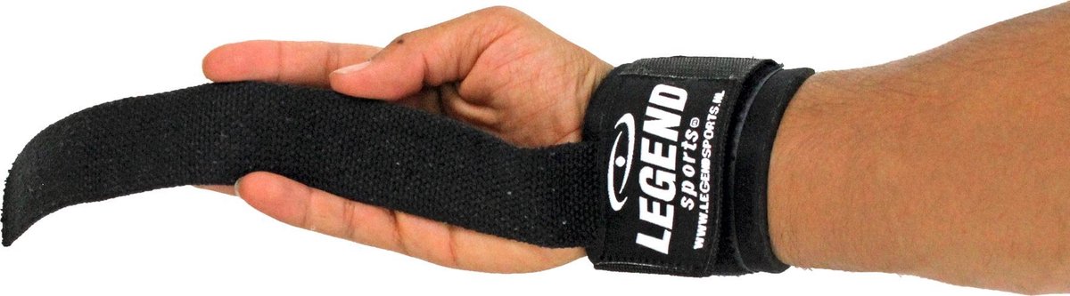 Legend Sports Lifting Straps Zwart