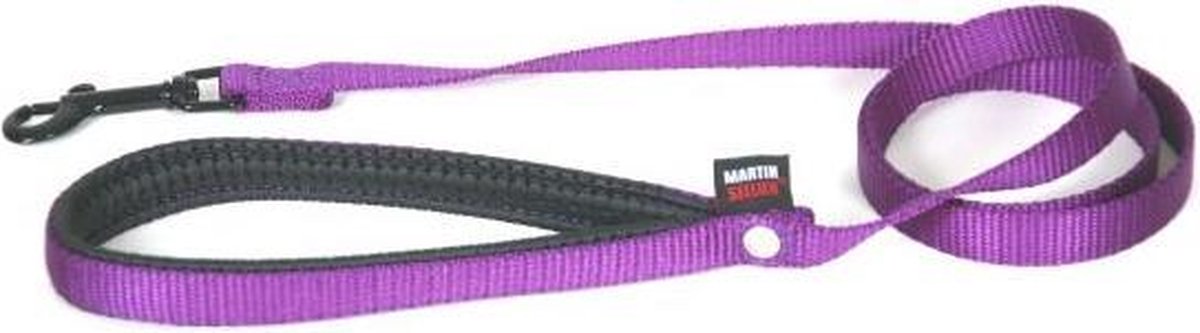 Martin sellier looplijn voor hond nylon paars 10 mmx120 cm