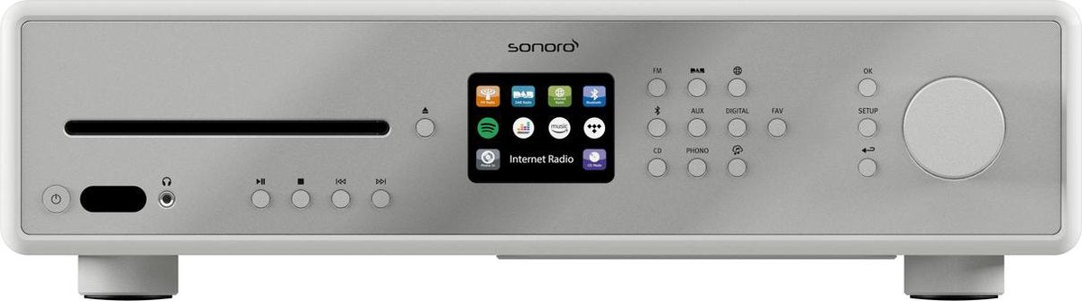 Sonoro Maestro - Alles-in-een HiFi ontvanger - Wit