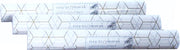 3x Runner/placemats - Hallmark - Wit-goud