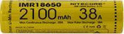 Nitecore IMR 18650 Oplaadbare batterij 2100mAh 38A flat top