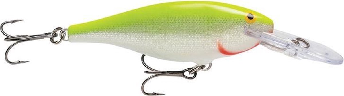 Rapala Shad Rap - 7 cm - Silver Fluorescent Chartreuse