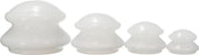 DW4Trading® Anti cellulite cups set van 4 wit