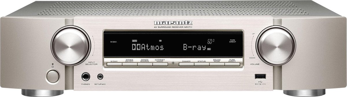 Marantz NR1711 AV-Receiver - 7.2-kanaals 8K met Airplay 2