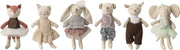 Bloomingville - Animal Friends - Dierenvriendjes - Knuffels - Set van 6