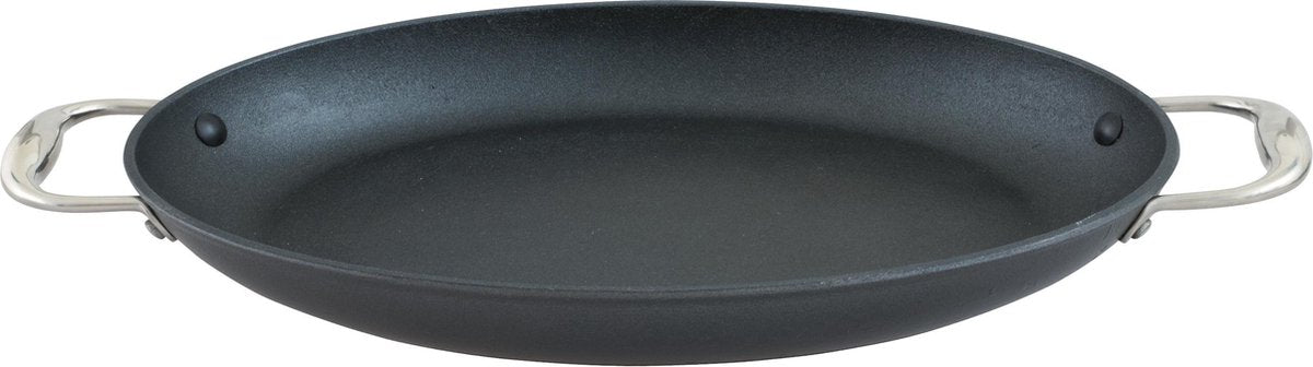 Point-Virgule Pan-à-moi Vispan - Ovaal - Gietijzer - Excalibur coating - 38x26cm
