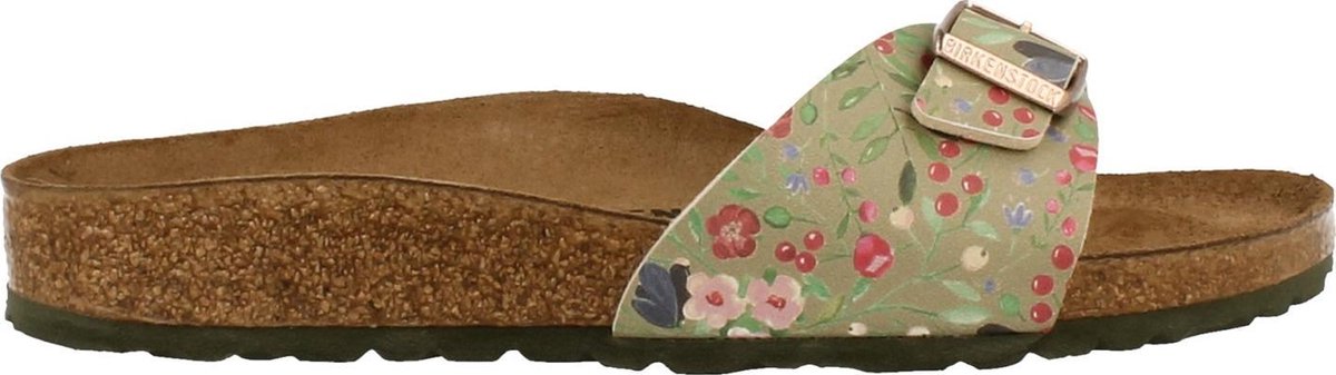 Birkenstock - Madrid Meadow Flowers Khaki narrow