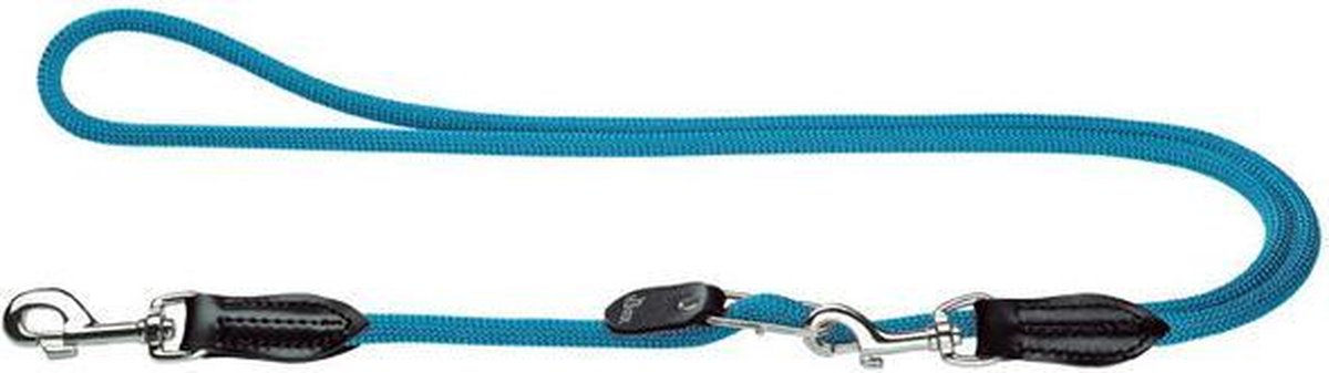 Hunter Variolijn Freestyle Nylon Rond - Hondenriem - Petrol