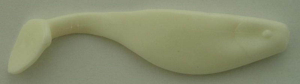 Shad 10 cm 4 inch white