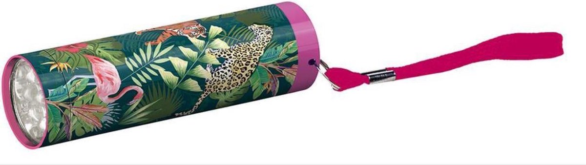 zaklamp Design paars Jungle Led zaklantaarn met lus