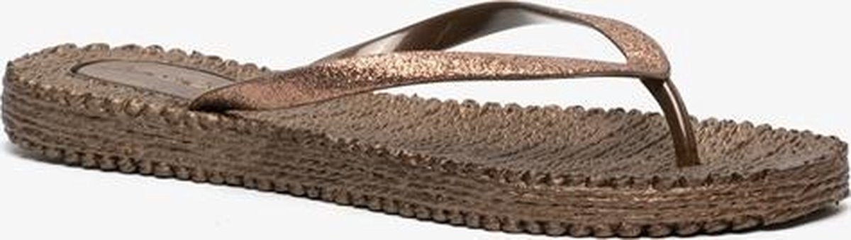 Supercracks dames teenslippers - Brons - Maat 41
