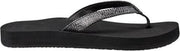 Reef Star Cushion Sassy Dames Slippers - Black/Silver - Maat 42.5