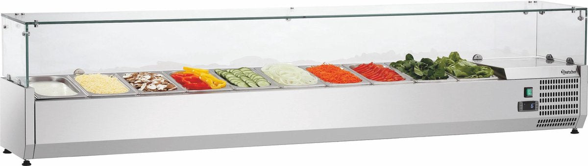 Koelopzetvitrine Gl4 10 X 1/4 Gn