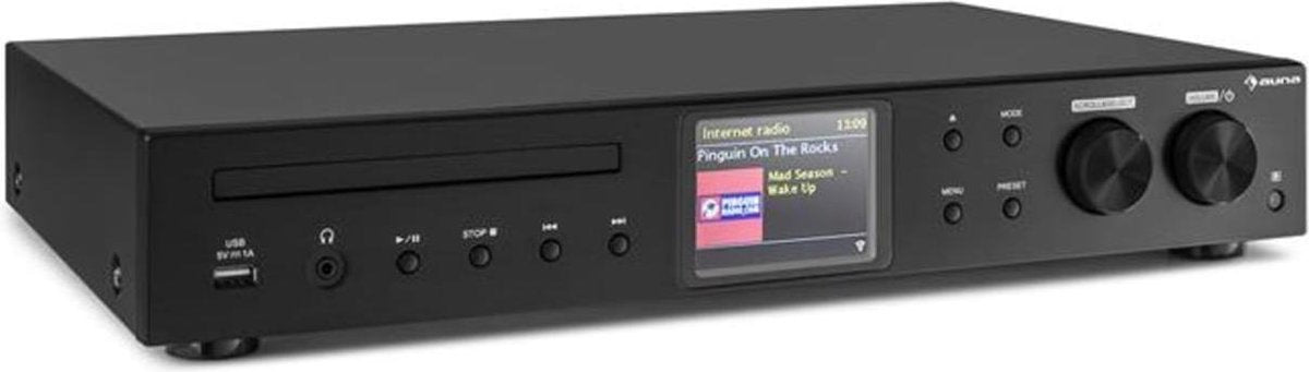 auna iTuner CD HiFi-receiver internetradio DAB+/ FM radio  - CD speler  - WiFi - multiroomfunctie - Spotify Connect