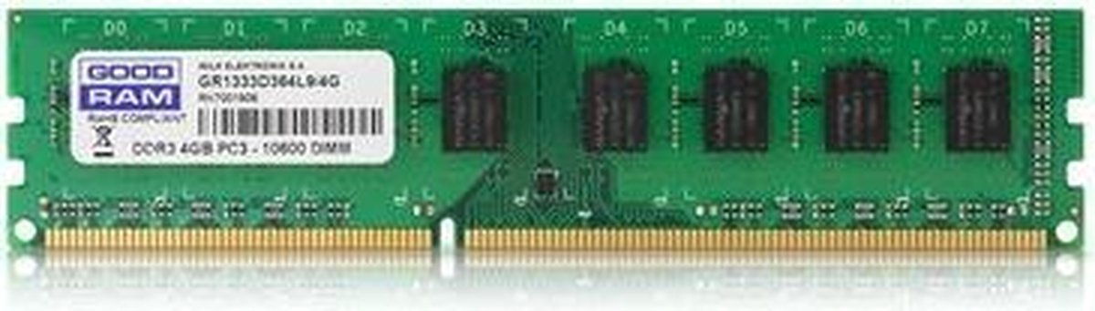 Goodram GR1333D364L9S/4G 4GB DDR3 1333MHz (1 x 4 GB)