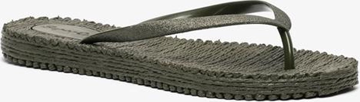 Supercracks dames teenslippers - Groen - Maat 38