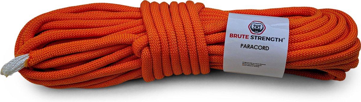 Paracord - Touw - 8 mm - 20 meter - Oranje - 920 kg trekkracht