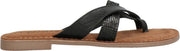 Lazamani 75.624 - Marta leren slipper kroko black - maat 42