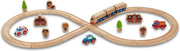 Everearth Treinrailsset Hout 32-delig