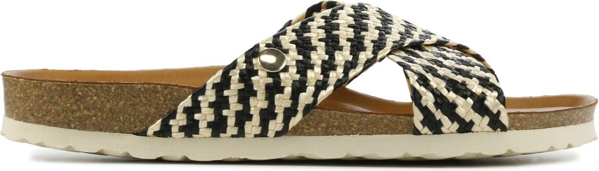 Mace Vrouwen Textiel  Slippers / Damesschoenen Neroli - Zwart - Maat 38