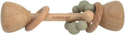 BUBBELOO™ WOODEN RATTLE (LINT)|RAMMELAAR|HOUT|BIJTRING|BPAVRIJ|SILICONEN|SPEELGOED|BABY|PEUTER
