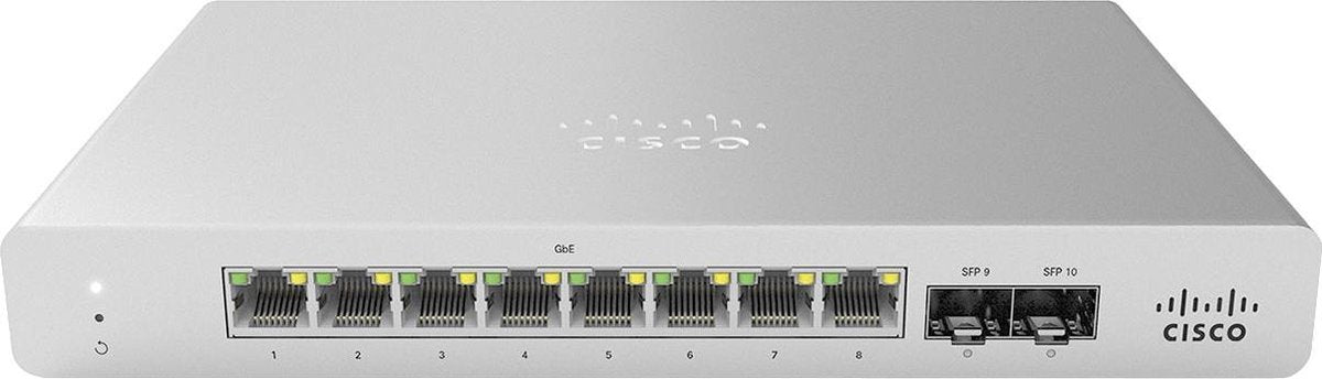 Cisco Meraki MS120-8FP - Managed L2 Gigabit Ethernet (10/100/1000) -(PoE)