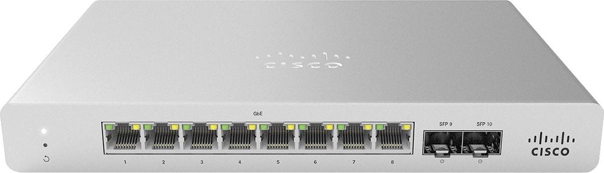 Cisco Meraki MS120-8 Managed L2 Gigabit Ethernet (10/100/1000) Grijs
