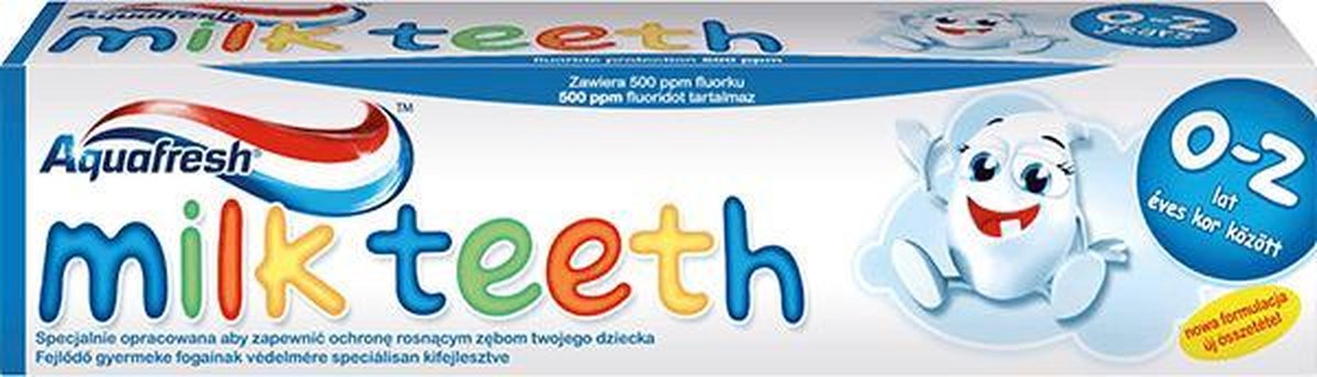 Aquafresh - Milk Teeth Toothpaste Toothpaste 50Ml