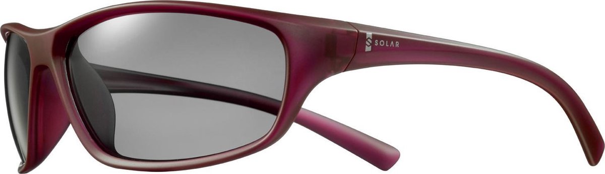 Solar Zonnebril Heren Cat.3 Rood/smoke (jsl1509)
