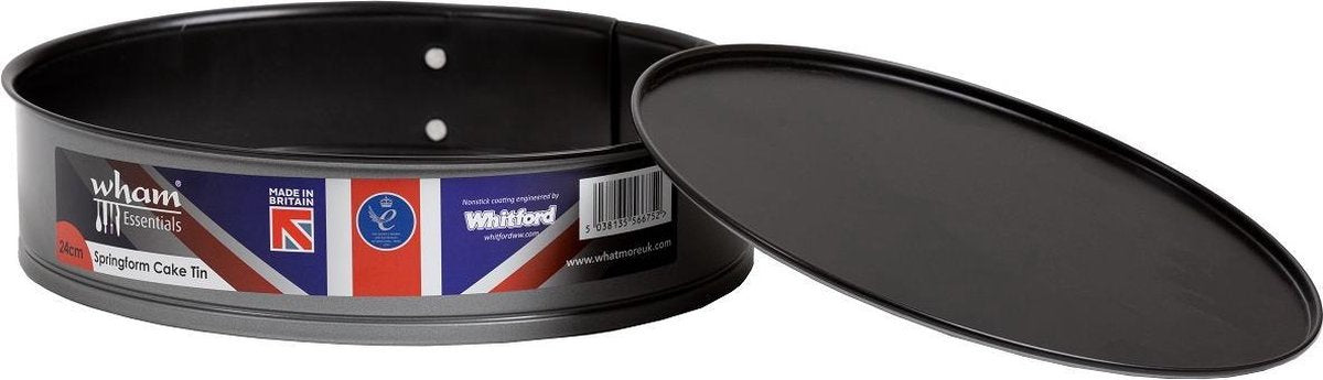 Wham Springvorm Essentials 24 Cm Staal Zwart