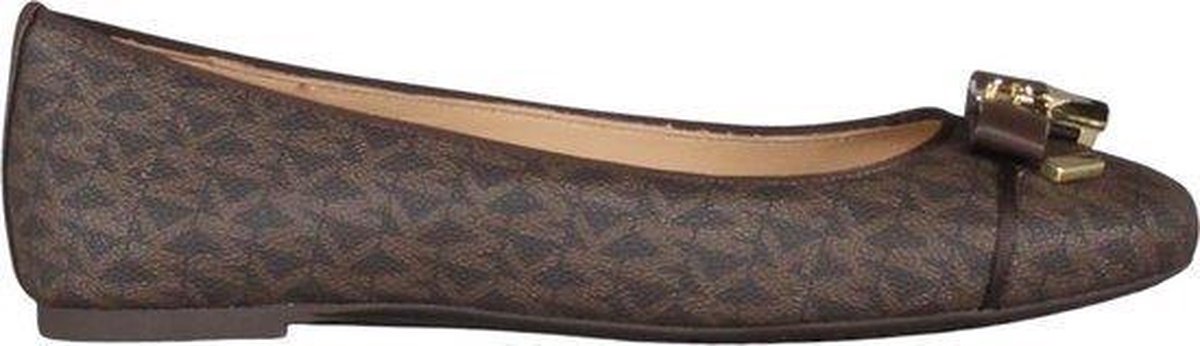 Michael Kors Alice Ballet Dames Ballerina - Bruin - Maat 37
