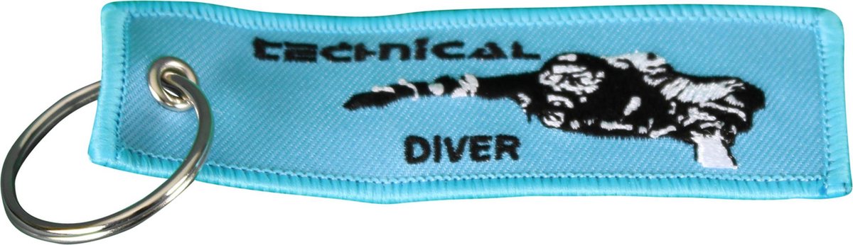 Procean sleutelhanger technical diver blauw