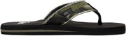 Quiksilver Monkey Abyss Youth Jongens Slippers - Green/Black - Maat 30